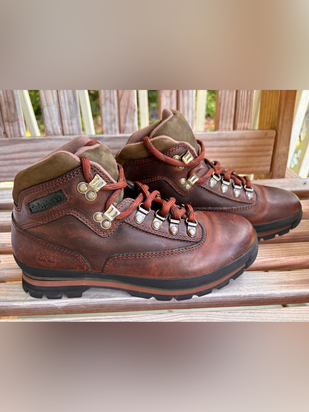 Timberland Euro Hikers Brown Leather Hiking Boots